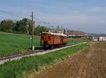 Der ET 22 105 und der ET 24 101 als Leerreisezug nach Prattsdorf am 01.05.2019 unterwegs bei Eferding.