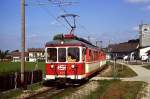 B4ET 23 111 und BD4ET 23 106 (Zug 8123) verlassen Vorchdorf (19.