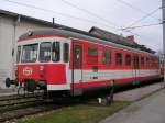 Elektrotriebwagen B4ET 24 104 ist am Bhf. HAAG/Hausruck abgestellt 2006-12-09