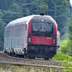 Mitte August 2020 fuhr dieser Railjet an Fuchsreut vorbei.