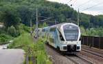 Am 07.07.12 fuhr eine Westbahn von Freilassing aus durch Salzburg Kasern Richtung Wien.