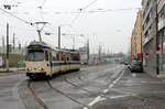 Wien Wiener Lokalbahnen (WLB) Tw 116 XII, Meidling, Eichenstraße / Wolfganggasse am 17. März 2018.