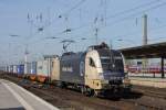 Das Highlight meines Zwischenstopps in Bremen war 182 535-5 der Wiener Lokalbahnen mit einem Containerzug.