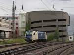 Die 183 705  am 07.08.2011 abgestellt im Passauer Hbf.