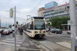 Wien Wiener Lokalbahn Niederflur-Gelenktriebwagen 410 Eichenstrasse / ÖBB-/U-Bahnhof Meidling am 11.