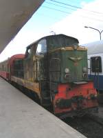 Hier die LDE650-104 bei Rangierarbeiten im Bahnhof von Damaskus.(Damaskus am 10.03.2006)  