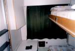 Im inneren einer Schlafabteilung des CFS-Schlafwaggon, der auf der Strecke Aleppo-Damaskus-Aleppo eingesetzt wird. (Aleppo-Juli.2002)
