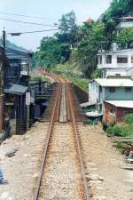 Diese Brcke befindet sich gleich nach Ausfahrtsweiche der Hst.