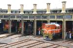 Changhua Roundhouse am 09.Juni 2017 mit R158, R31, DT668, R69 und R47.
