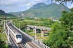 Taroko Express(40TED1008) nach Taitung, Shanli 18 Juli 2020.
