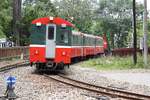 AFR C8501 am 06.Juni 2017 als erstes Fahrzeug von Zug 39 (Alishan Station - Chaoping Station) bei der Einfahrt in die Chaoping Station.