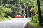 AFR C8402 am 05.Juni 2014 als letzter Wagen von Zug 36 auf dem Weg von der Chaoping Station zu der Alishan Station.