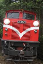 AFR DL50 (TRSC, Taiwan Rolling Stock Co., Baujahr 2007) am 05.Juni 2014 unterwegs mit Zug 34 von Chaoping Station nach Alishan Station zwischen den beiden Stationen.