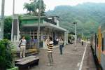 Neiwan Station, der Endpunkt der Neiwan Line von Hsinchu. 20.Mai 2005.