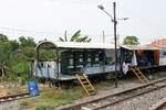 ข.ต.1642 (ข.ต. =L.S./Low Sided Wagon) als Bauzugwagen am 26.März 2024 in der Ayutthaya Station.