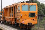 SRT บสน.6, ein Dynamischer Gleisstabilisator (Plasser & Theurer, Type DGS 62 N, Baujahr: 2017, Fab.Nr.: 6615) am 26.März 2025 in der Ayutthaya Station.
