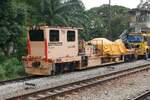 SRT รบน.044, ein Oberbauwagen der Type TG 80-M am 15.Jänner 2026 in der Phatthalung Station.