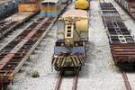 บปก.34 (บปก.=B.L.C./Bogie Locomotive Crane) am 30.Mai 2026 abgestellt im Phahonyothin cargo yard.