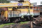 Schutzwagen zum Dampfkran No. 31 am 28.Oktober 2010 im Depot Hat Yai.