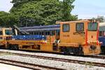 SRT รบน.045, ein Oberbauwagen der Type TG 80-M am 03.Mai 2022 in der Chachoengsao Junction.