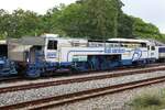 Gleisstopfmaschine 09-16 CSM (Hersteller: Plasser & Theurer, Type 09-16 CSM, Baujahr: ????, Fab.Nr.: ????) von Broadcast Depot(Thailand)Co.,Ltd. am 03.Juni 2026 in der Chachoengsao Junction.