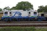 Kontinuierlich arbeitende Gleisplanier- und Stabilisiermaschine (Hersteller: Plasser & Theurer, Type KSP 2001, Baujahr: ????, Fab.Nr.: ????) des Unternehmens Broadcast Depot (Thailand) Co.,Ltd. am 03.Juni 2026 in der Chachoengsao Junction.