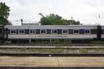 Die บพห. 35 und 48 (บพห.=BFV./Bogie Full Van) wurden zu den บบท. 13 und 14 (บบท.=BMC./Bogie Maintenance of Way Carriage) umgebaut. - Im Bild vom 03.Juni 2026 der บบท. 14 (บบท.=BMC./Bogie Maintenance of Way Carriage)  in der Chachoengsao Junction.