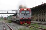 QSY 5224 (Co'Co', de, CRRC Qishuyan, Bj.2022) f�hrt am 03.Juni 2026 mit dem Freight 856 (Laem Chabang Port - Inland Container Depot) durch die Chachoengsao Junction.