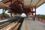 Bahnsteige der neuen Hua Hin Station am 17.April 2026.