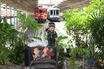 Wie das Bild vom 03.Juni 2026 in der Hua Lamphong Station zeigt eignen sich Prellb�cke auch zur Dekoration.