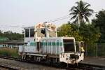 Am 10.Dezember 2023 waren in der Nakhon Chaisi Station einige, für den 2 gleisigen Ausbau der Southern Line benötigte Bahndienstfahrzeuge zu sehen, sowie wie dieser Kleinwagen der Type TMC400A mit der Nummer 0741. - Welchem Unternehmen das Fahrzeug gehört konnte ich nicht in Erfahrung bringen.