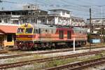 HID 4510 (Co'Co', de, Hitachi, Bauj. 1993) wartet am 20.M�rz 2026 in der Surat Thani Station auf den n�chsten Einsatz.