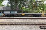 บ.ท.ต. 46161 (บทต = B.C.F./Bogie Container Flat Wagon) am 24.März 2024 in der Thon Buri Station.