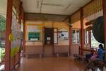 Schalterhalle und Warteraum der Tha Chomphu Station am 22.März 2023.