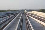 Nördlicher Weichenbereich der am 05.Dezember 2025 in Betrieb genommenen Lopburi 2 Station (Tha Wung) am 27.Februar 2026.
