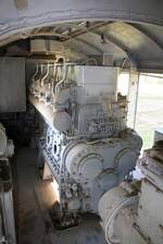 Einer der beiden Fahrmotoren der SRT 555 (2'Do2', de, Frichs Aarhus/Dänemark, Bj.