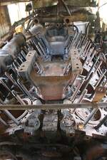 Teilweise zerlegter Motor der 3120 (Krupp, Bj.1969, Fab.Nr.