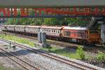 ALS 4119 (Co'Co', de, Alsthom, Bj.1974) f�hrt am 03.Juni 2026 mit dem ORD 278 (Kabin Buri - Hua Lamphong) in die Phra Chom Klao Station ein.