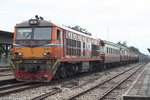 ALS 4102 (Co'Co', de, Alsthom, Bj.1974) am 24.Mai 2016 mit dem RAP 170 (Yala - Bangkok) im Bf. Hat Yai.