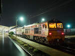 Die SRT 4221 AHK im Bahnhof von Udon Thani, kommend aus Nong Khai. 23.04.2023