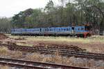 THN 1111, NKF 1246 und 1220 am 23.Februar 2026 nach der Ankunft als LOC 407 von Nakhon Sawan in der Chiang Mai Station auf der Fahrt ins Depot.