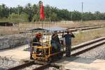 Kleinwagen รบ.6/212 (รบ.=RB.) am 17.April 2026 in der Khao Chaiyarat Station.