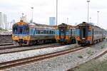 APD.60 2533, APD.60 2529 und APN 2125 am 28.Mai 2025 im Phahonyothin Cargo Yard.
