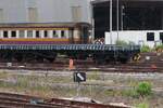 บ.ข.น.85 (บ.ข.น. =B.F.H./Bogie Heavy Flat Wagon, Bauj. 1958) am 30.Mai 2026 im Phahonyothin cargo yard.