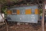 Als Lagerraum im Railway Police Museum dient der ausgemusterte พ.ห.15162 (พ.ห.=B.V./Brake Van). Bild vom 16.März 2011.