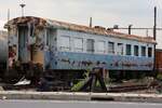 บชส. 473 (บชส. =BTC./Bogie Third Class Carriage) am 30.Mai 2026 abgestellt im Phahonyothin cargo yard.