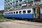 บชส. 1278 (บชส.=BTC =Bogie Third Class Carriage) am Schluß des EXP 86 am 26.Oktober 2010 im Bf. Nakhon Si Thammarat.