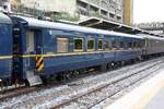 บจพ.ป. 1 (บจพ.ป. =ARS/Air-Conditioned Reserved Saloon) am 05.Dezember 2025 in der Hua Lamphong Station.