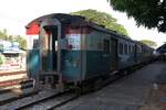 บพห. 1110 (บพห.=BFV./Bogie Full Van) am 16.Jänner 2026 in der Trang Station.