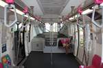Da die Type Innovia Monorail 300 vollautomatisch und mit der kommunikationsbasierten Zugsteuerung CITYFLO 650 GOA 4 (Fully Automated Train Control) f�r einen fahrerlosen Betrieb ausgestattet ist hat man als Fahrgast durch die Frontscheibe freien Blic ...